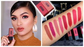 STUNNING 8 New Shades  Nykaa Ultra Matte Lipstick  BeautiCo [upl. by Chil143]