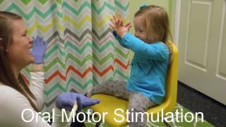 Speech Therapy  Oral Motor Stimulation [upl. by Onitnatsnoc]