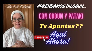 APRENDAMOS DILOGUN CON ODDUN Y PATAKIES [upl. by Airdnek]