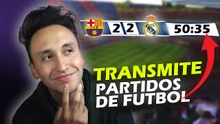 COMO PONER MARCADOR DE FUTBOL EN OBS l COMO TRANSMITIR PARTIDOS DE FUTBOL [upl. by Tnecillim]