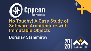 No Touchy A Case Study of Software Architecture with Immutable Objects  Borislav Stanimirov [upl. by Nivlak]