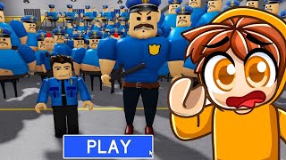 ROBLOX STRONG BARRY’S COPS TSUNAMI SCARY OBBY [upl. by Joey196]