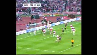 Bayern  Bremen 56 nE DFBPokalfinale 1999 [upl. by Meagher830]