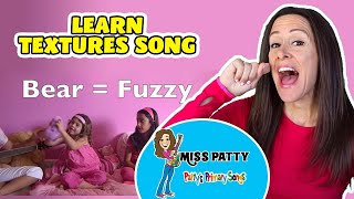 Learn Five Senses Textures Song for Childrens Kids and Toddlers by Patty Shukla [upl. by Ceevah]