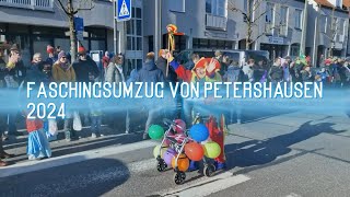 Faschingsumzug Petershausen 2024 [upl. by Neelram]