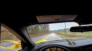 Porsche 911 GT3 POV drive on mountain road  Sharkwerks exhaust [upl. by Steen]