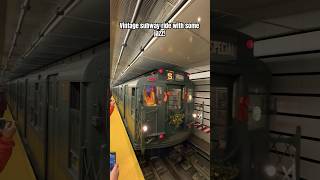 Vintage New York City Subway Train With some jazz 1930s throwback 2024 youtubeshorts shorts [upl. by Burkhardt]