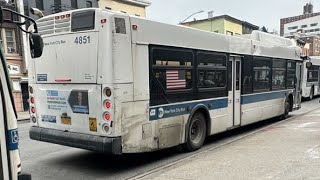 On board 2011 new flyer xd40 B15 bus ride from woodhull hospital to Lafayette avenue [upl. by Airel]