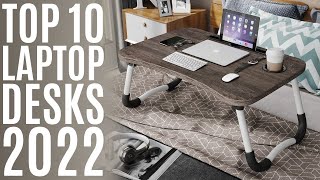 Top 10 Best Laptop Desks for Bed of 2022  Foldable LapDesk Bed Desk Laptop Table for MacBook [upl. by Bolanger]