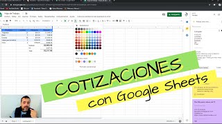 Como usar Google Sheets para hacer un cotizador de productos o servicios fácilmente [upl. by Modie]