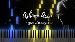 7 Ashnan Arev  Tigran Mansuryan  50 Armenian Sheet Music Book  Piano Tutorial Notaner [upl. by Stacia]