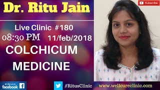 Colchicum Homeopathic Medicine DrRitus Live Clinic180 [upl. by Unders]