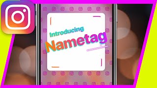 How to Use Instagram Nametag  New Instagram Update [upl. by Atileda]