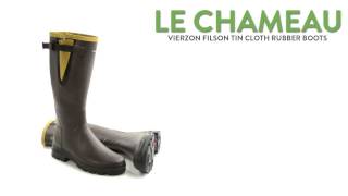 Le Chameau Vierzon Filson Tin Cloth Rubber Boots  Waterproof For Men [upl. by Timofei]