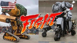 Giant Robot Duel  MegaBot VS Kuratas クラタス Supercut Fights only [upl. by Chavey802]