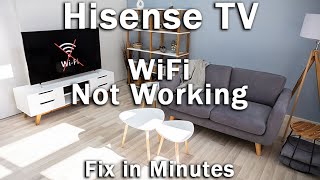 Hisense TV Not Connecting to WiFi Do THIS [upl. by Ramsdell]