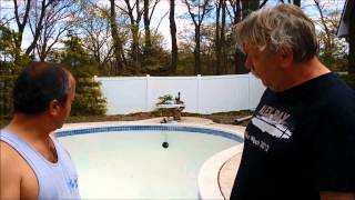 Pool Plaster Diamond Brite Plaster Resurface Tile Installation  Parlin NJ [upl. by Samuele]