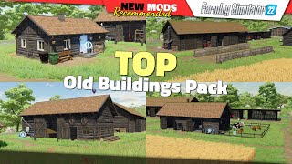 FS22  Old Buildings Pack  Farming Simulator 22 2K 60Hz [upl. by Ailemap645]