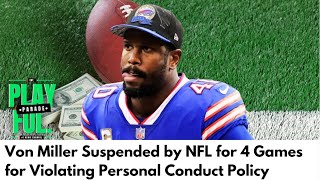 Understanding Von Millers 4Game NFL Suspension [upl. by Leopoldeen173]