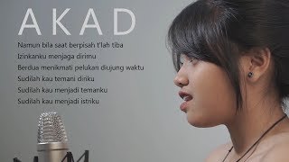 Akad  Payung Teduh cover Hanin Dhiya Lirik [upl. by Iphagenia]