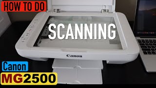 Canon Pixma MG2500 Scanning Scan To PDF [upl. by Delano]