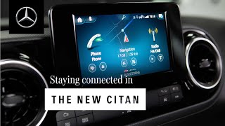 MercedesBenz Citan  Connectivity Options Multimedia amp MBUX [upl. by Eladal]