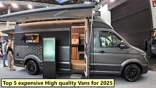 Top 5 expensive High quality campervans for 2025 [upl. by Alehtse]