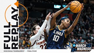 LSU vs Virginia Tech  2023 NCAA women’s Final Four  FULL REPLAY [upl. by Ainotal]