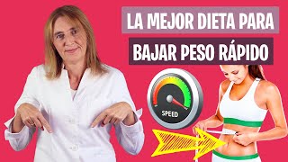 La DIETA para BAJAR de PESO RÁPIDO FÁCILMENTE  Cómo bajar peso rápidamente  Nutrición y Dietética [upl. by Pattin864]