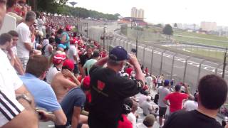 Schumacher entrando nos boxes freada absurda  Interlagos 2012 [upl. by Hilton]