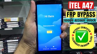 iTEL A47  L5505  FRP Bypass  Without Computer  FRP bypass youtube update problem 100 fix [upl. by Kassi336]