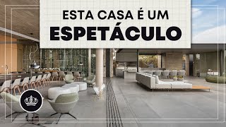 Casa INTEGRADA com a NATUREZA e inspirada na PEDRA DEKTON da Cosentino [upl. by Enybor590]