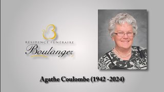 Agathe Coulombe 1942 2024 [upl. by Farlie929]