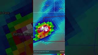 Battle Creek MI Possible Tornado amp Large Damaging Hail to Tennis Ball Size Reported… [upl. by Alejandra400]