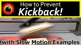 Actual Kickback in Slow Motion amp How to Prevent It [upl. by Fruin]