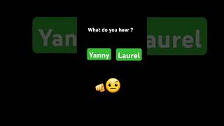 Yanny or laurel [upl. by Oicnedif]