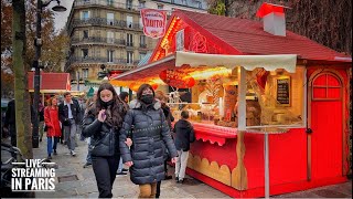 Christmas Market place Live Streaming in Paris 20112021 [upl. by Silirama]