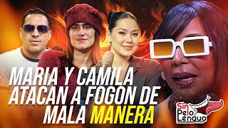 MARIA Y CAMILA ATACAN A FOGON DE MALA MANERA sinpeloenlalengua [upl. by Assennav]