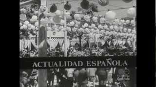 FERIA DE ABRIL DE DE SEVILLA DE 1964 INCENDIO EN VARIAS CASETAS [upl. by Sorci]