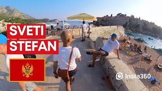 Sveti Stefan  Absolute Gem 💎  Budva Montenegro 🇲🇪  Europe Travel Guide amp Walking Tour POV [upl. by Oiligriv]