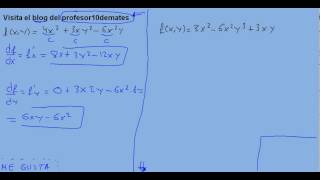 derivadas parciales 03 funciones de varias variables [upl. by Yhpos]