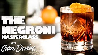 How to make The Negroni cocktail  Masterclass [upl. by Taffy]