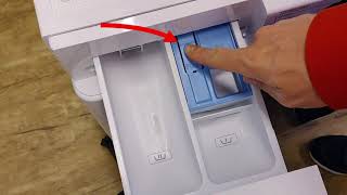 LG Washing machine  How to replace the detergent drawer [upl. by Nylyaj]