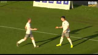 GLENTORAN V CARRICK RANGERS BBC SPORT HIGHLIGHTS  2024 IRISH PREMIERSHIP FOOTBALL [upl. by Lachish]