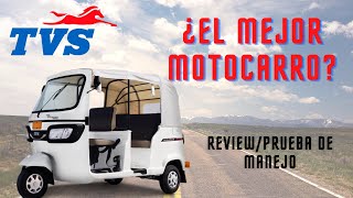 ¿El mejor motocarro NUEVO TVS King DURAMAX 225cc ReviewPrueba de Manejo [upl. by Ellehcor536]