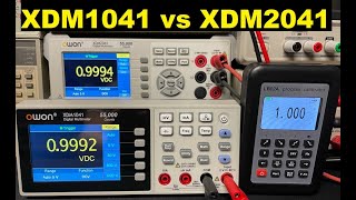 231 Owon XDM1041 vs Owon XDM2041 [upl. by Yuria]