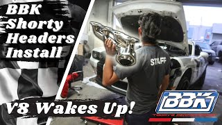 Challenger RT 57 BBK Headers Install  DIY STEPBYSTEP Procedure  Deep amp Throaty Sound Clips [upl. by Adnihc]