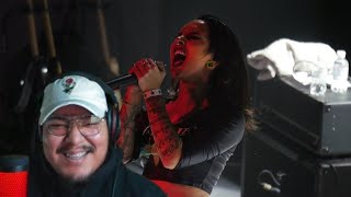 REACTION JINJER Cloud Factory Official Live Video Napalm Records [upl. by Essa590]