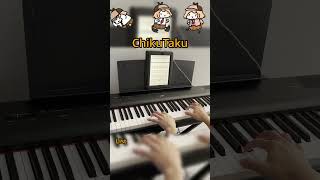 ChikuTaku piano cover for Ame piano musicscore musicsheet ameliawatson vtuber hololive [upl. by Frederique]