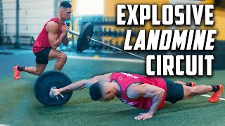 Explosive Landmine Circuit For Athletic Speed amp Power [upl. by Anatnahs]